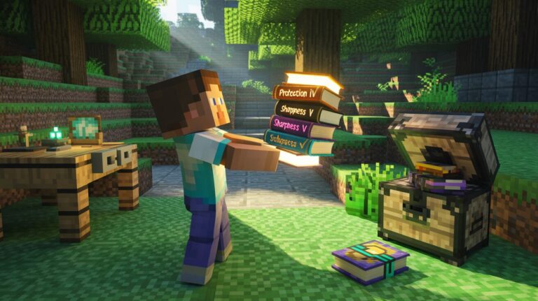 Wszystkie Zaklęte Książki Minecraft