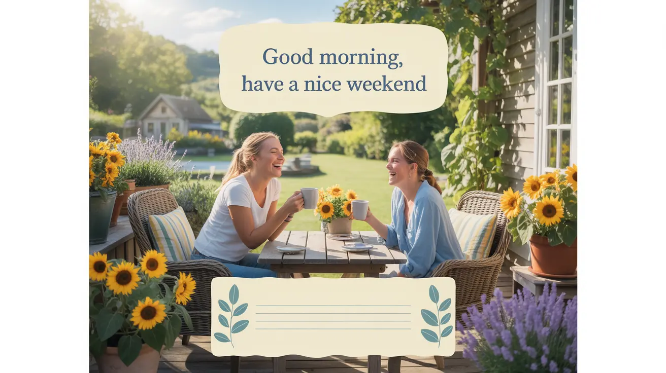 Dzień Dobry Miłego Weekendu